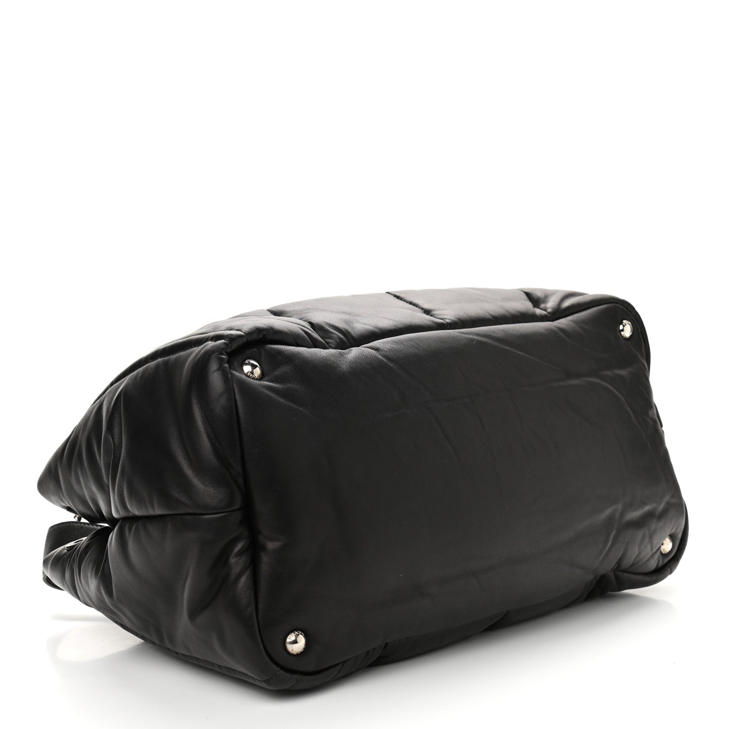 Prada Nappa Bomber Tote Black 4 of 11