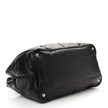 Prada Nappa Bomber Tote Black 4 of 11