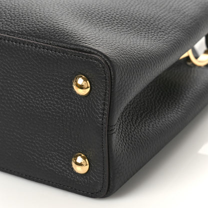 Louis Vuitton Taurillon Capucines PM Black 8 of 8