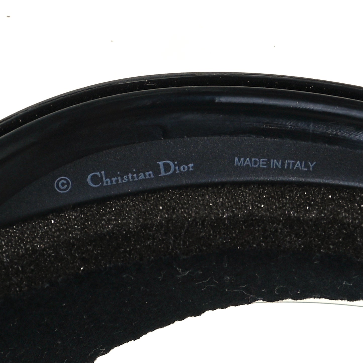 Mirrored DiorClub1 Sun Visor Black