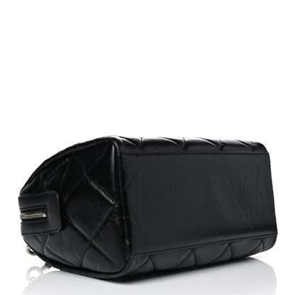 Chanel Calfskin Quilted Small CC Bowling Bag Black 3 of 11