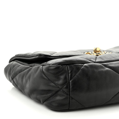 Chanel Lambskin Quilted Medium Chanel 19 Flap Black 9 of 12