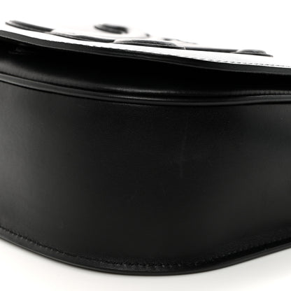 Celine Smooth Calfskin Cuir Triomphe Folco Crossbody Bag Black 10 of 10