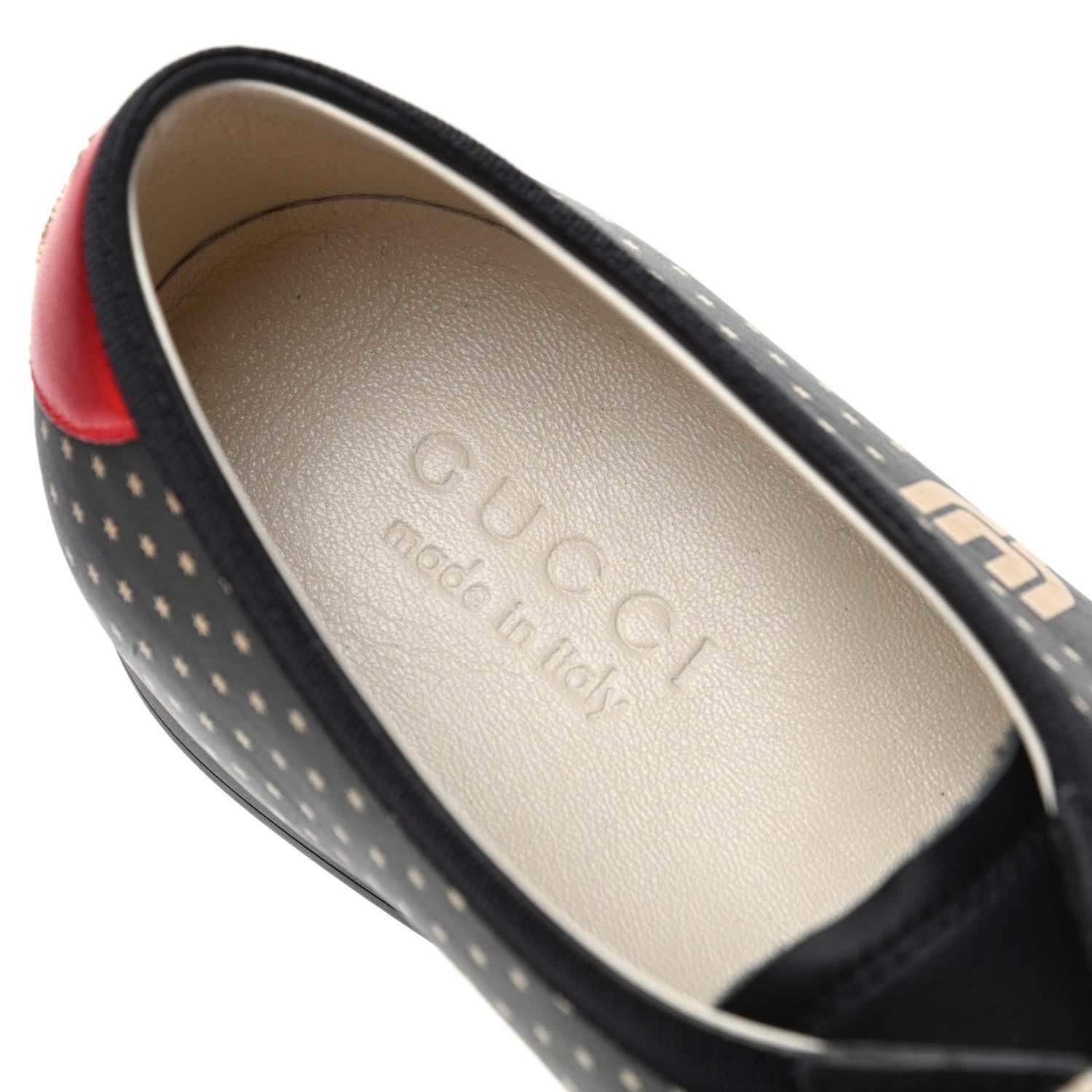 Gucci X SEGA Calfskin GUCCY Stars Mens Falacer Sneakers 9 Black 6 of 8