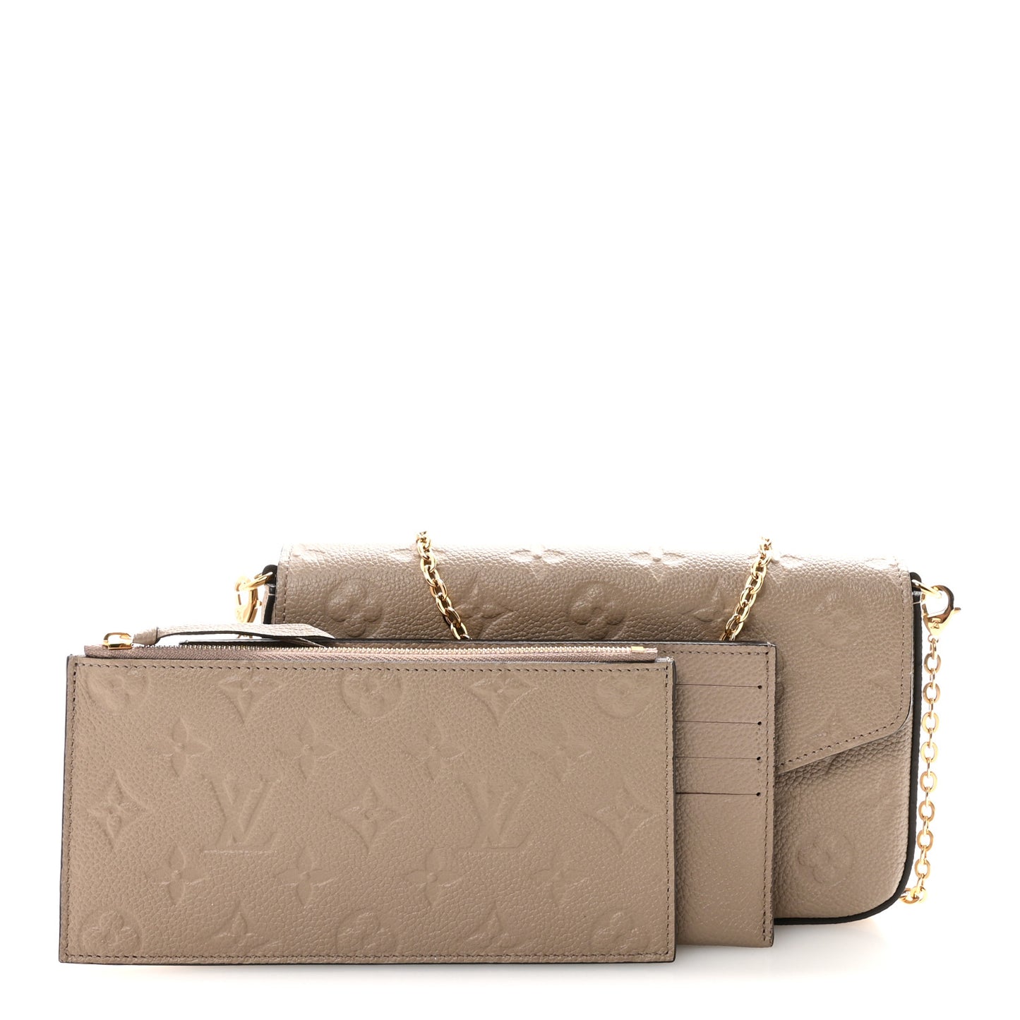 Empreinte Pochette Felicie Chain Wallet Tourterelle