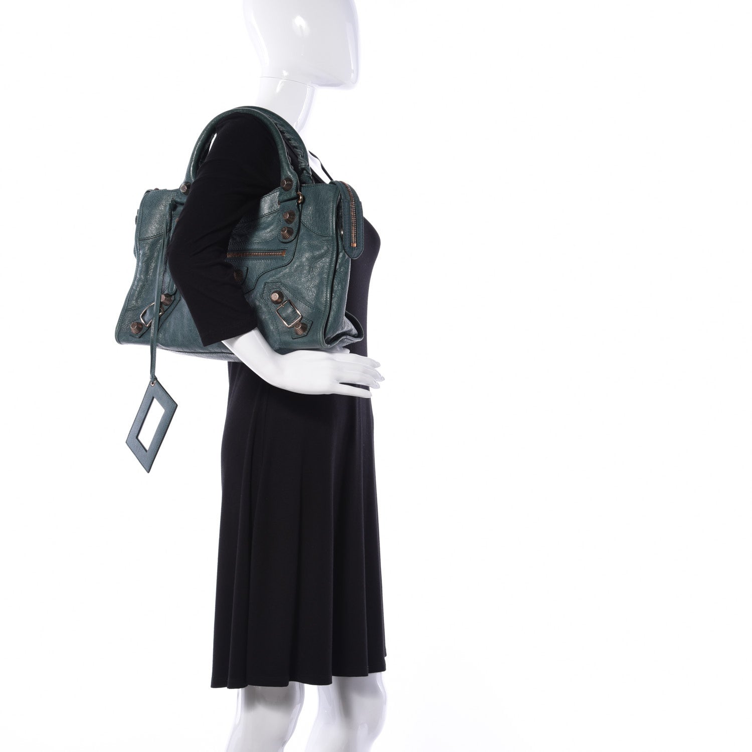 Balenciaga Agneau Giant 21 Rose Gold Hardware City Vert Menthe 3 of 10