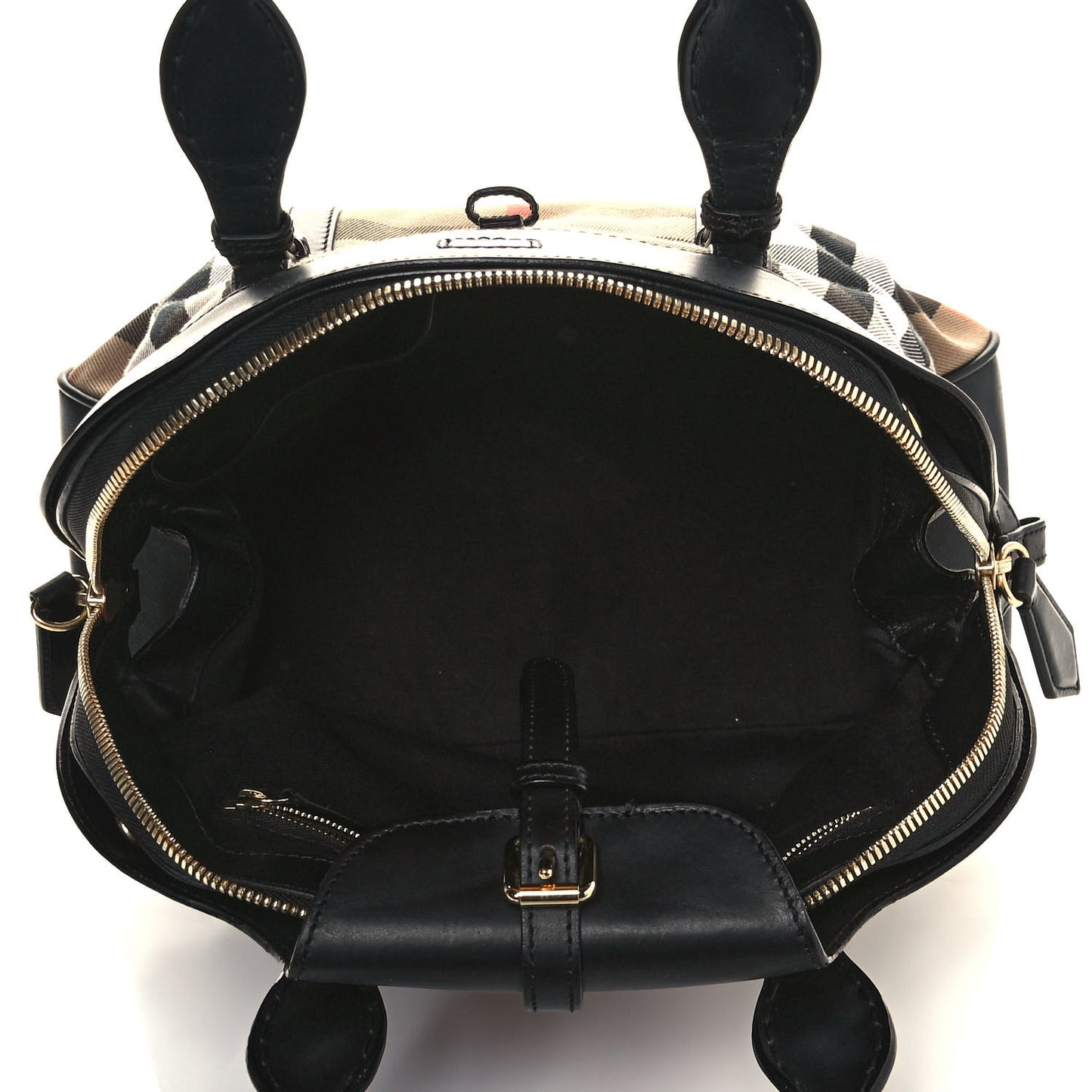 Derby Calfskin House Check Milverton Satchel Black