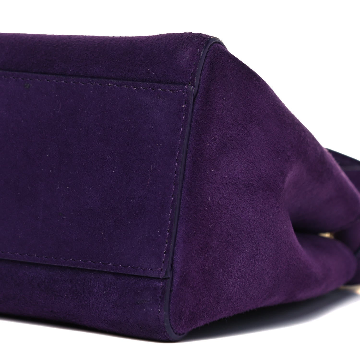 Fendi Chamois XS Peekaboo Iconic Satchel Viola Plus 9 of 11