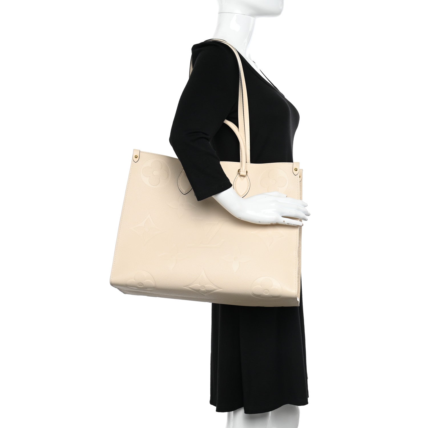 Louis Vuitton LOUIS VUITTON Empreinte Monogram Giant Onthego GM Creme 2 of 11