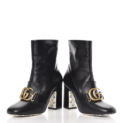 Gucci Malaga Kid GG Victoire 95mm Ankle Boots 36 Black 5 of 11