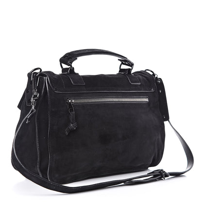 Proenza Schouler Suede Medium PS1 Satchel Black 3 of 11