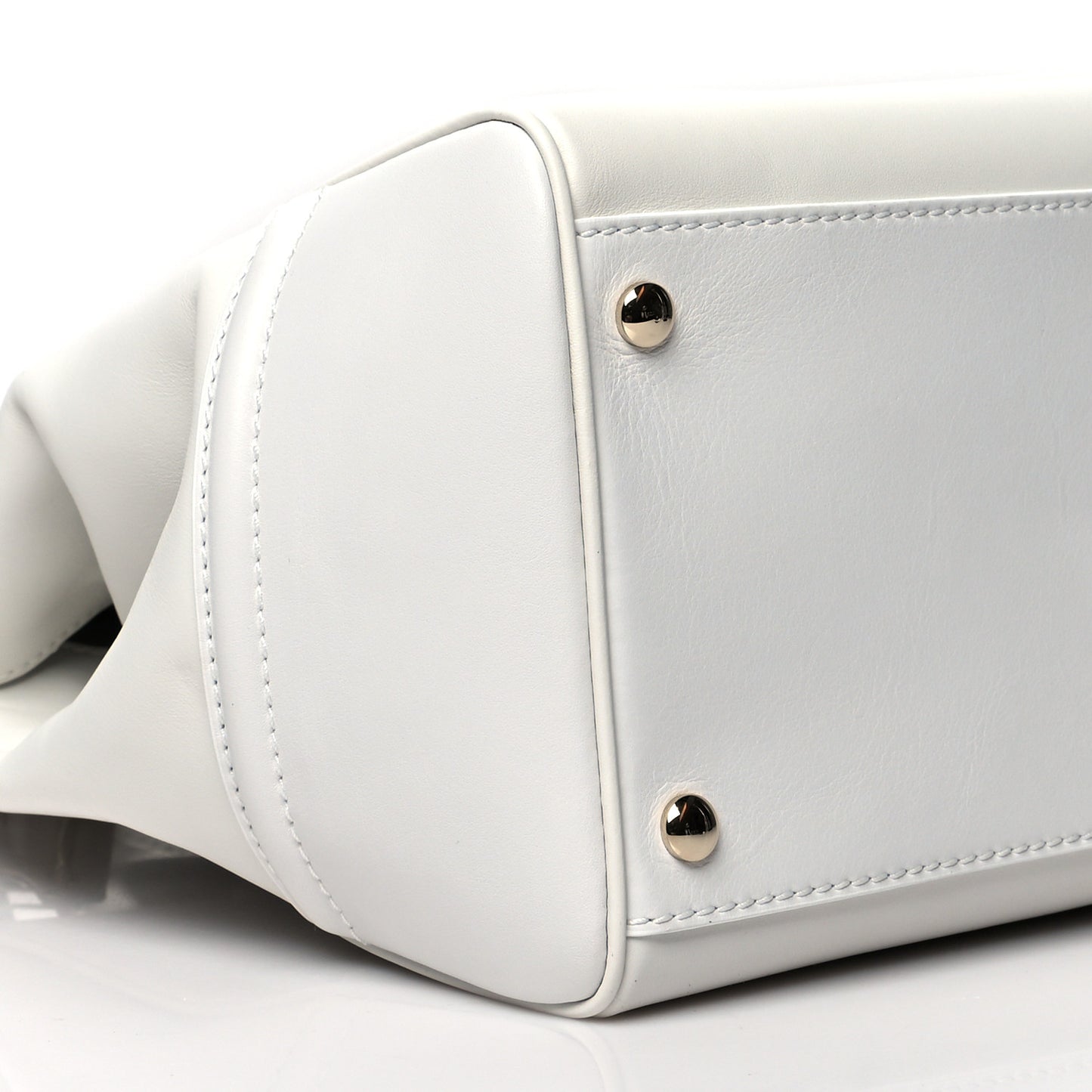 Calfskin Large Palazzo Empire Bag White