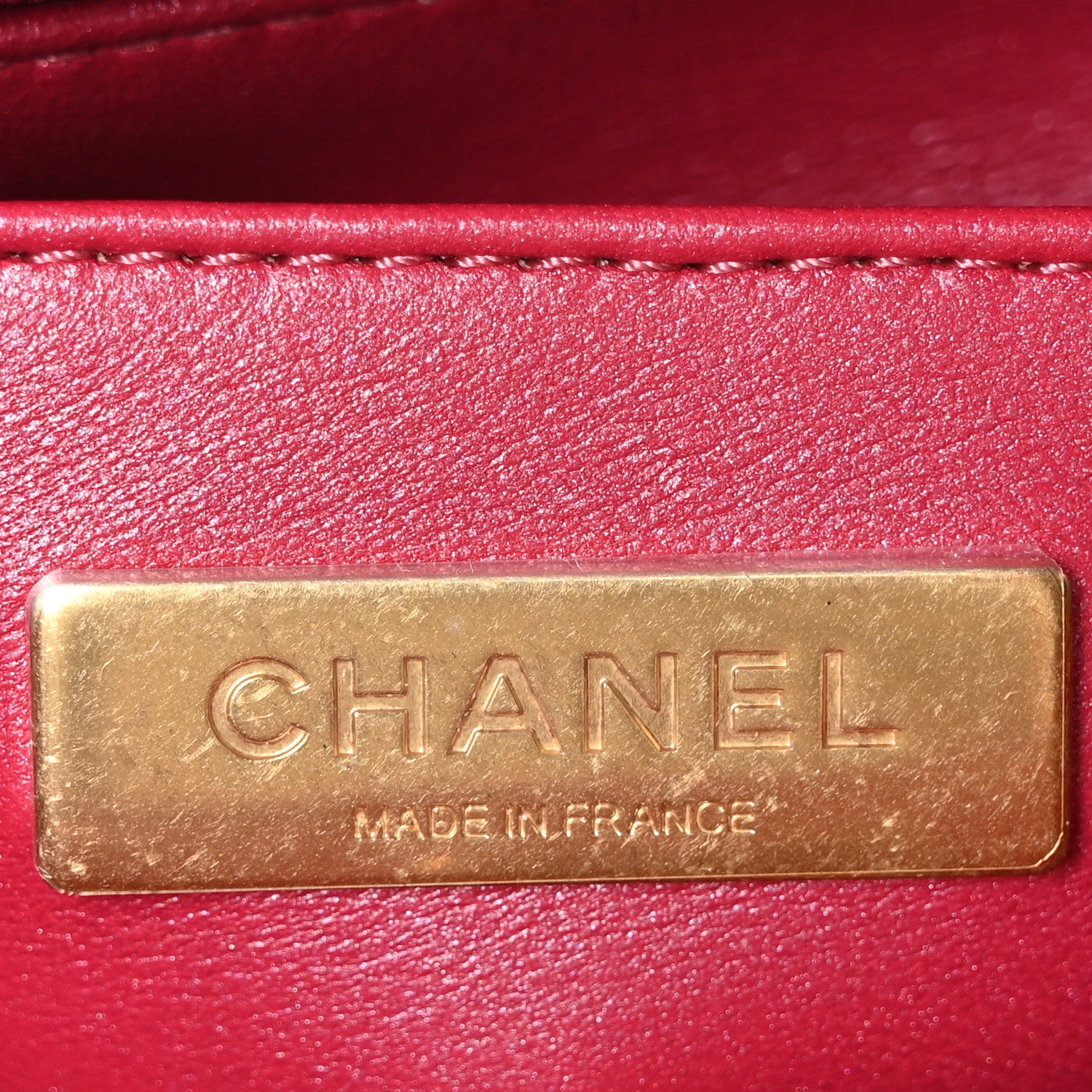 Chanel Mirror Metallic Calfskin Quilted Mini Top Handle Flap Pink 6 of 11