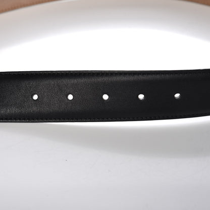 Gucci Calfskin Interlocking G 37mm Belt 85 34 Black 4 of 6