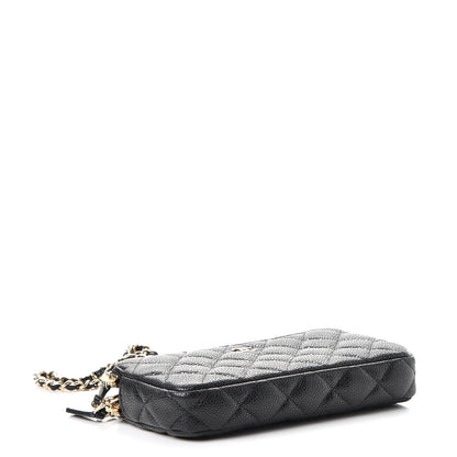 Chanel Caviar Quilted Small Clutch With Chain Black 4 of 9