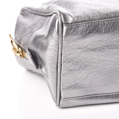 Saint Laurent Metallic Calfskin Y-Mail Mini Bag Silver 10 of 11
