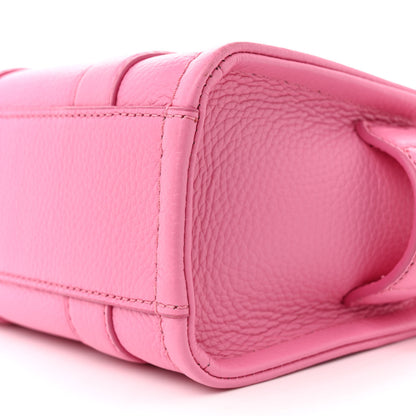 Marc Jacobs Grained Calfskin Mini The Tote Bag Candy Pink 10 of 12