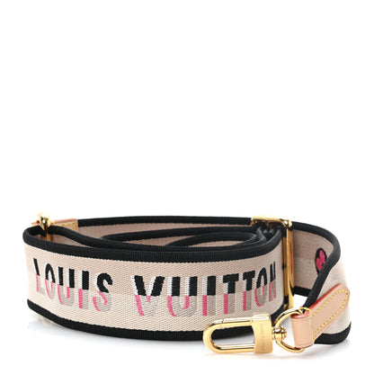 Louis Vuitton Jacquard Speedy Bandouliere 20 Shoulder Strap Black 1 of 3