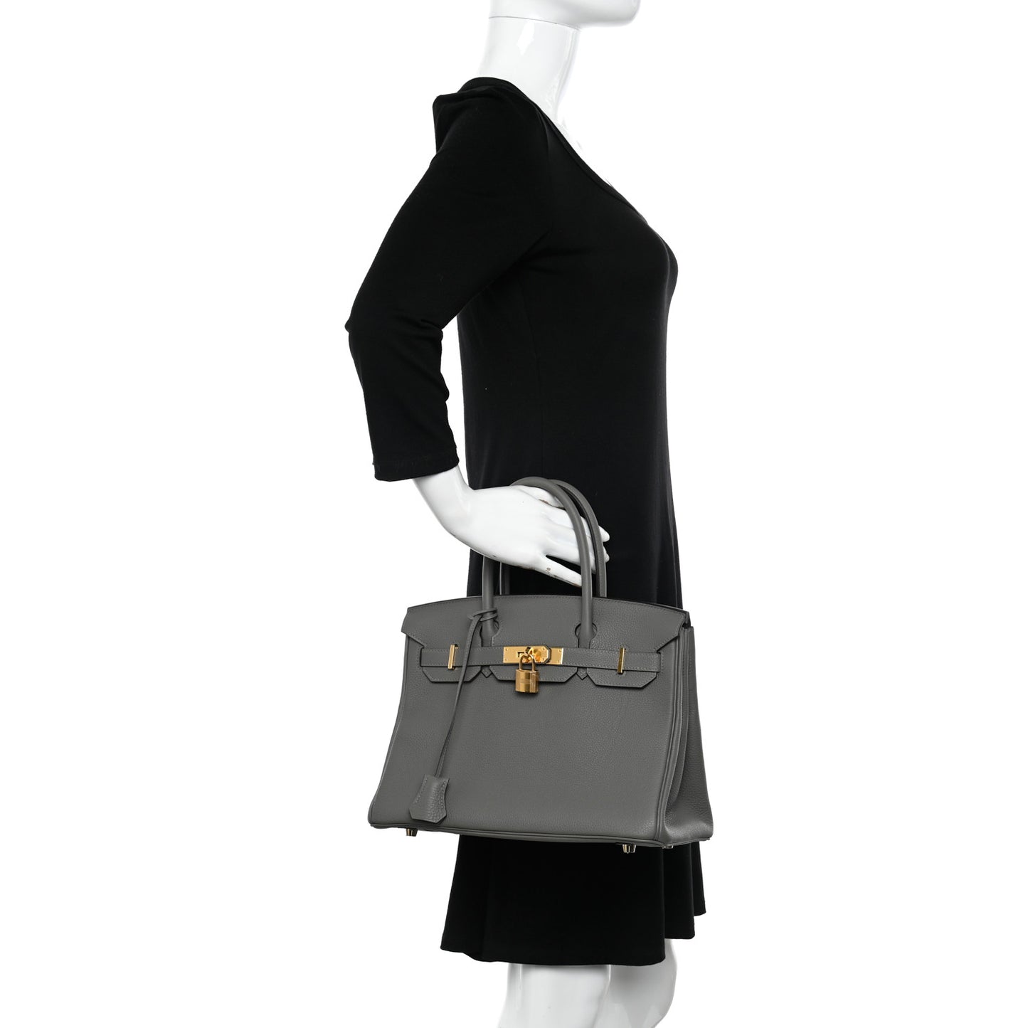 Togo Birkin 30 Gris Meyer