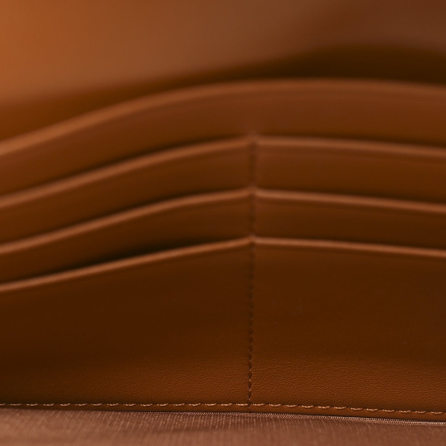 Visetos Large Patricia Wallet On Chain Cognac