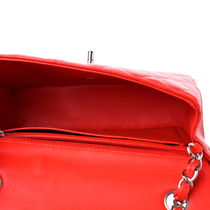 Chanel Lambskin Quilted Mini Rectangular Flap Red 5 of 10