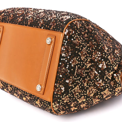 Louis Vuitton Sequin Monogram Sunshine Express North South Gold 12 of 12