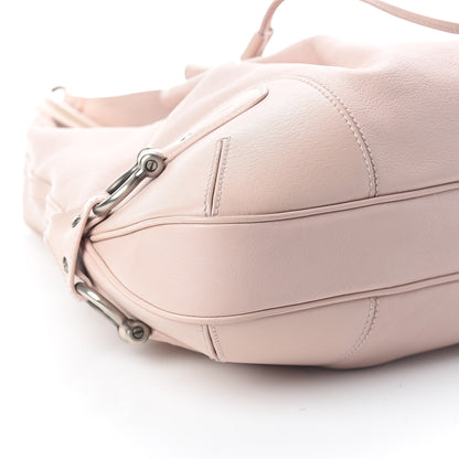 Burberry Calfskin Drawstring Hobo Pink 8 of 9