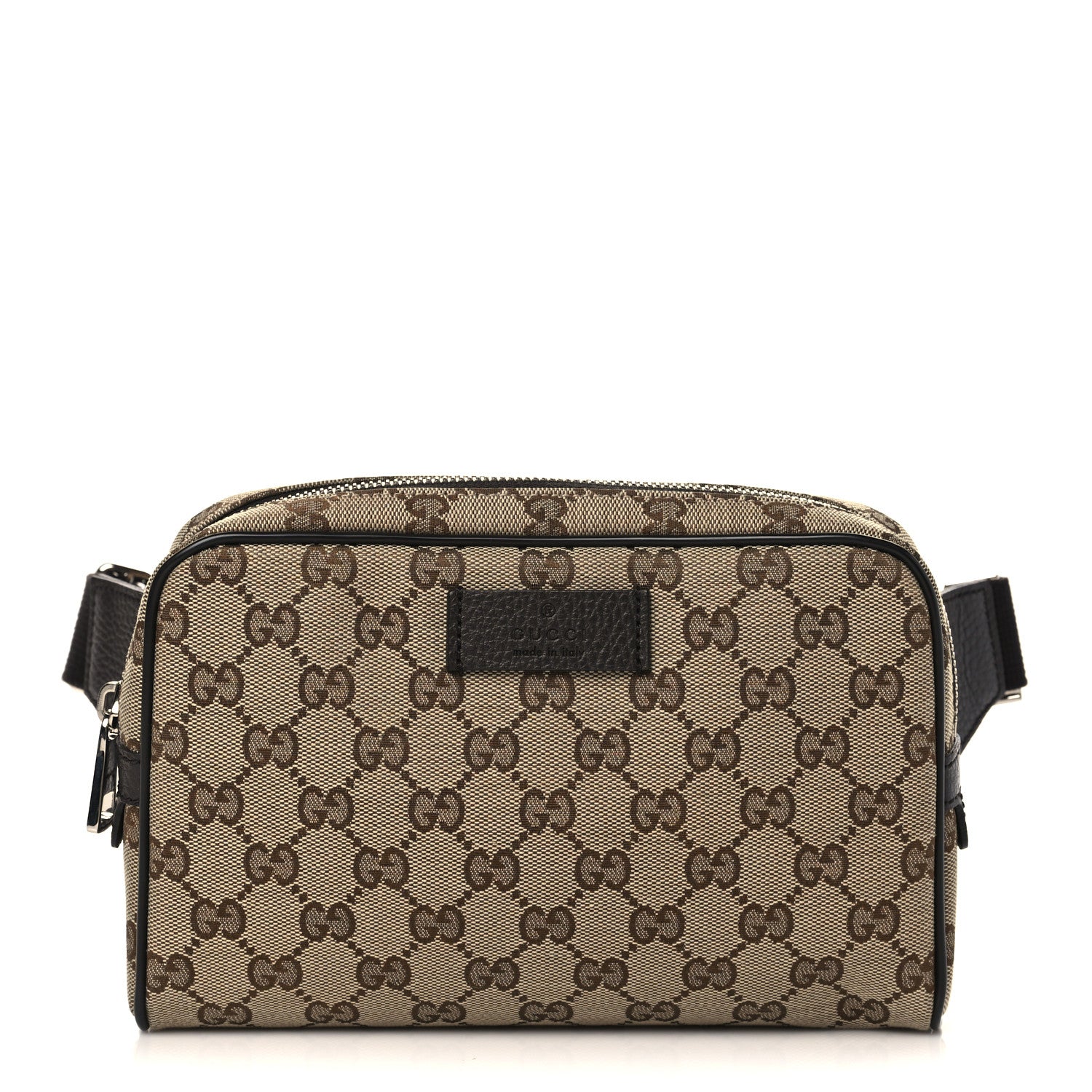 Gucci Monogram Belt Bag Dark Brown 1 of 7