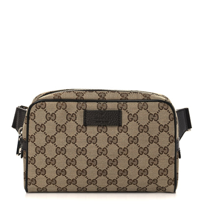 Gucci Monogram Belt Bag Dark Brown 1 of 7
