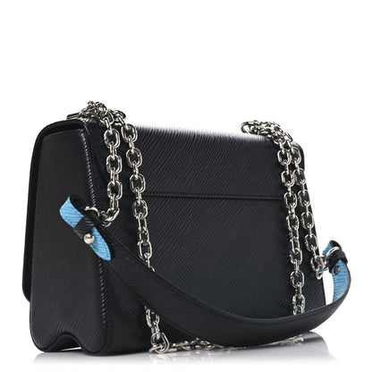 Louis Vuitton Epi Gradient Twist Shoulder Bag MM Black 4 of 10