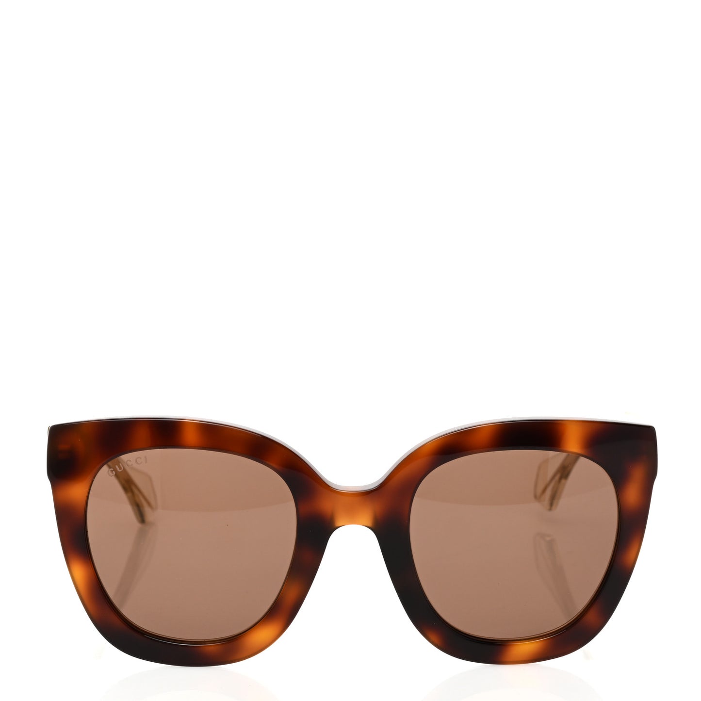 Acetate Crystal Square Sunglasses GG0564S Tortoise