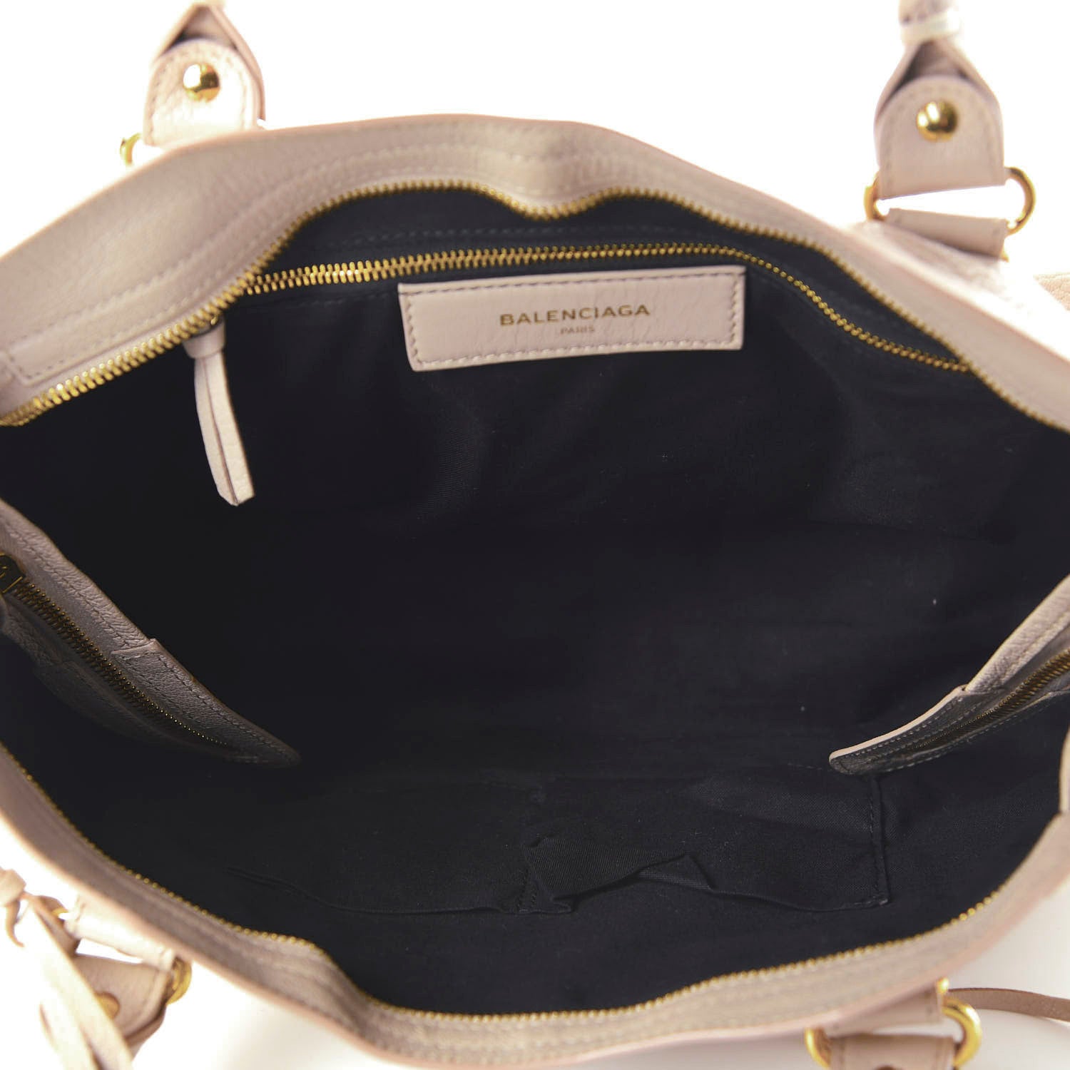 Balenciaga Chevre Gold Hardware Metallic Edge City Beige Praline 5 of 10