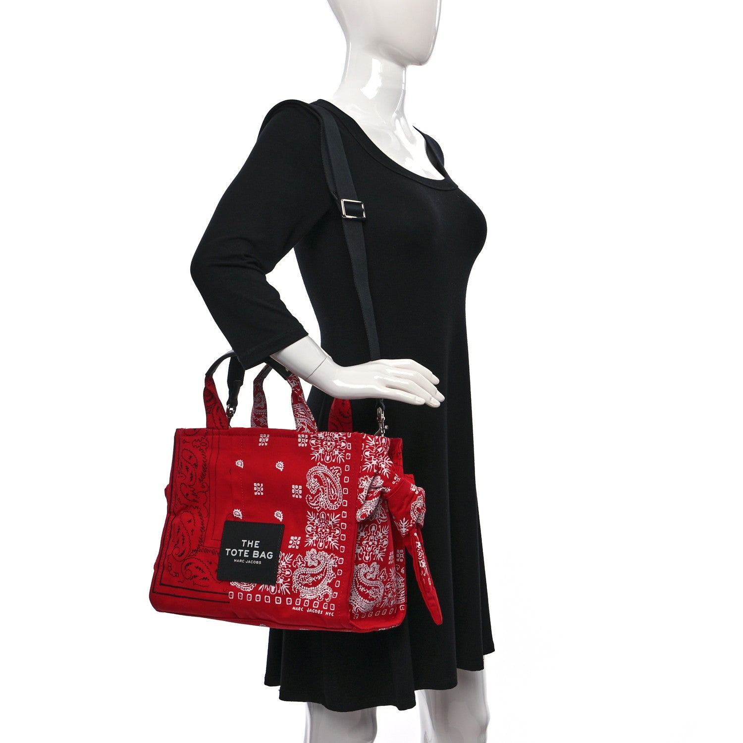 Marc Jacobs Bandana Medium The Tote Bag Red 2 of 9