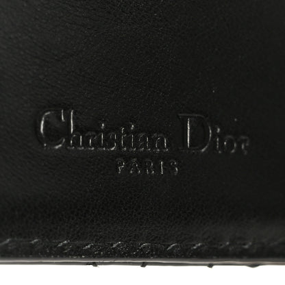 Christian Dior Patent Cannage Small Lady Dior Flap Card Holder Black 7 of 8