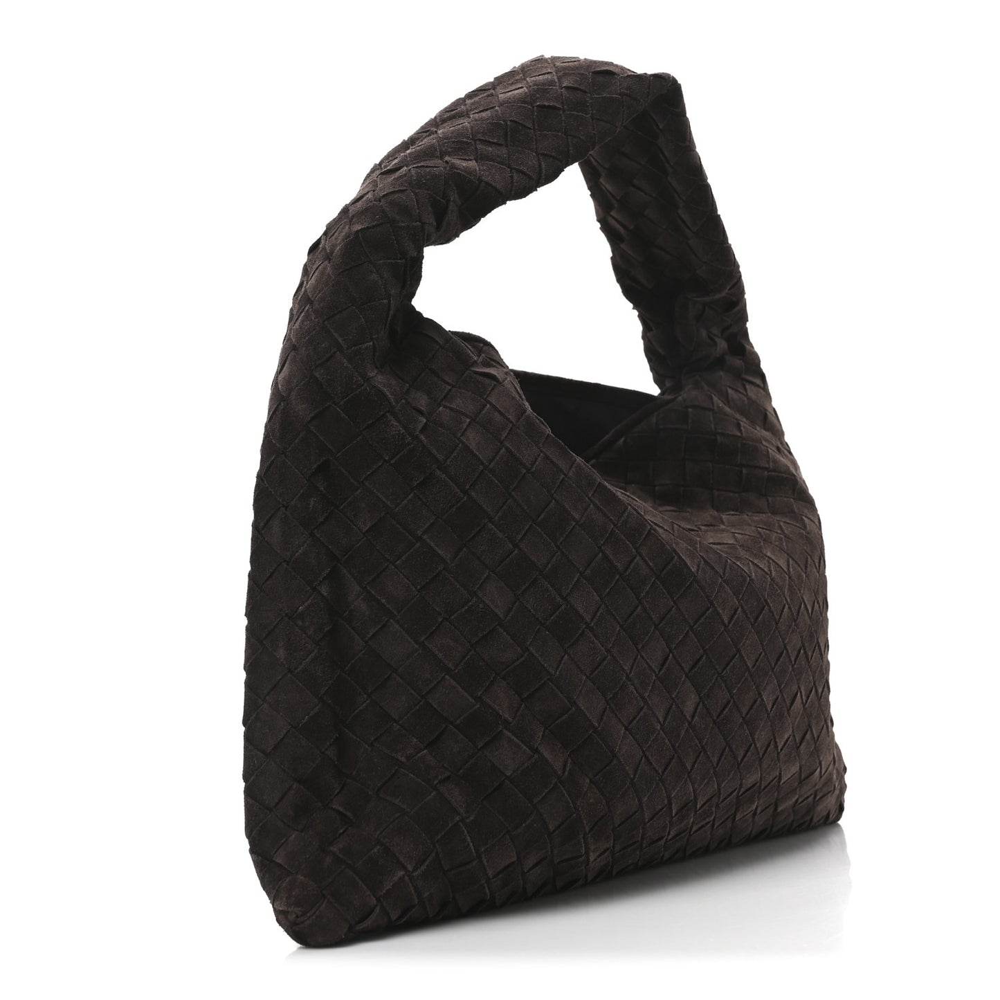 Suede Intrecciato Small Hop Fondant