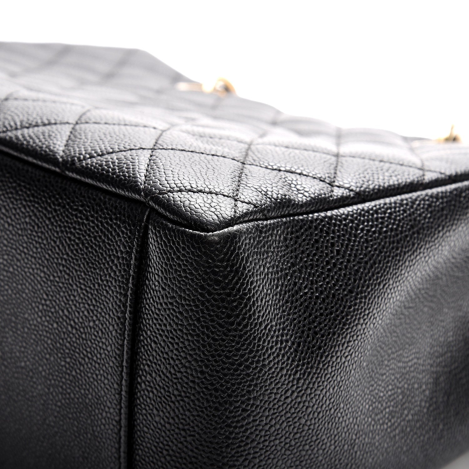 Chanel Caviar Quilted Grand Shopping Tote GST Black 9 of 11