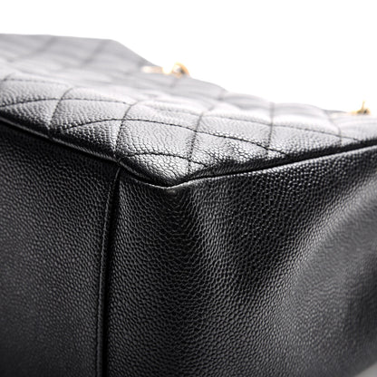 Chanel Caviar Quilted Grand Shopping Tote GST Black 9 of 11