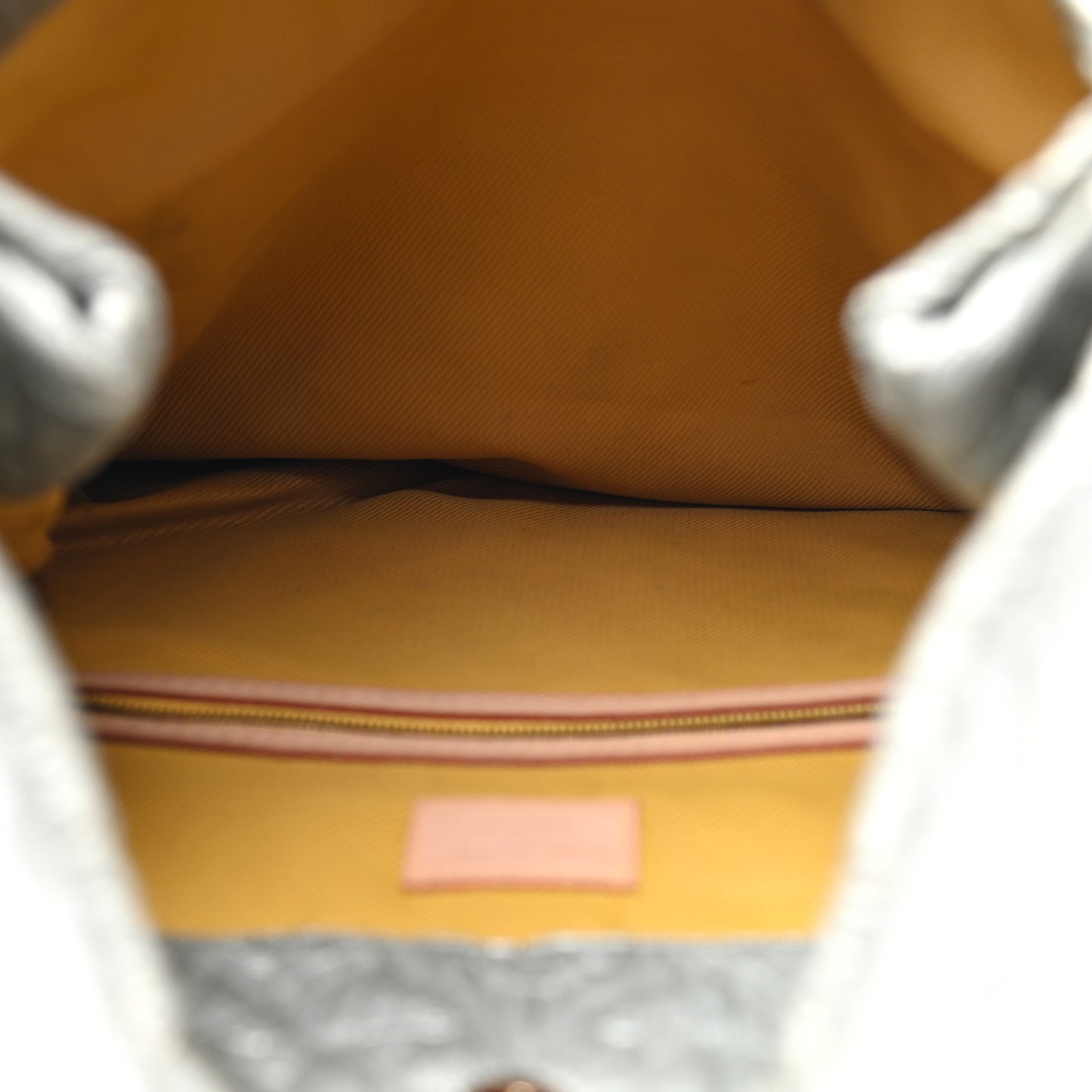 Jacquard Quilted Monogram Limelight Clutch GM Perle