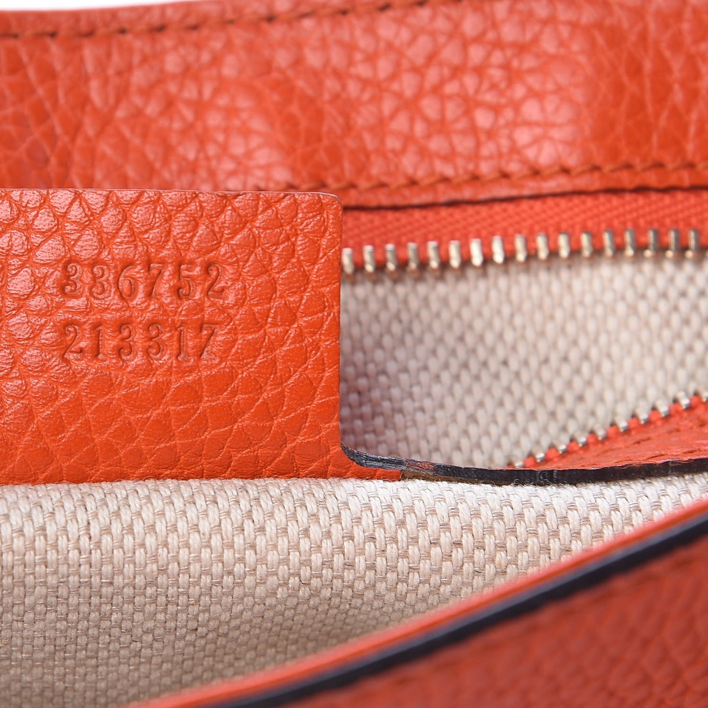 Pebbled Calfskin Medium Soho Flap Crossbody Sun Orange