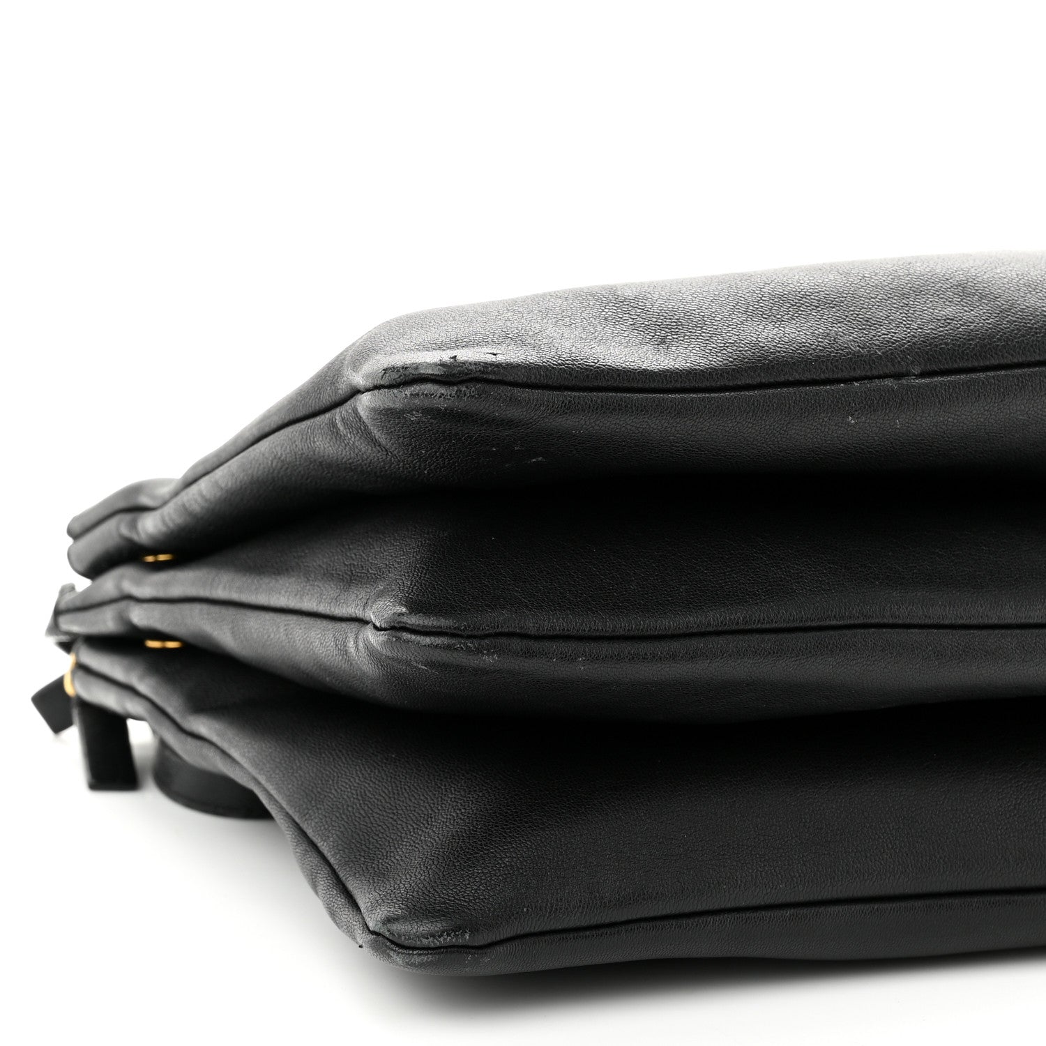 Celine Lambskin Small Trio Crossbody Bag Black 10 of 14