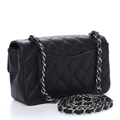 Chanel Caviar Quilted Mini Rectangular Flap Black 2 of 4