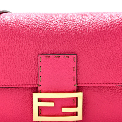 Fendi Cuoio Romano Selleria Baguette Fuxia 7 of 9