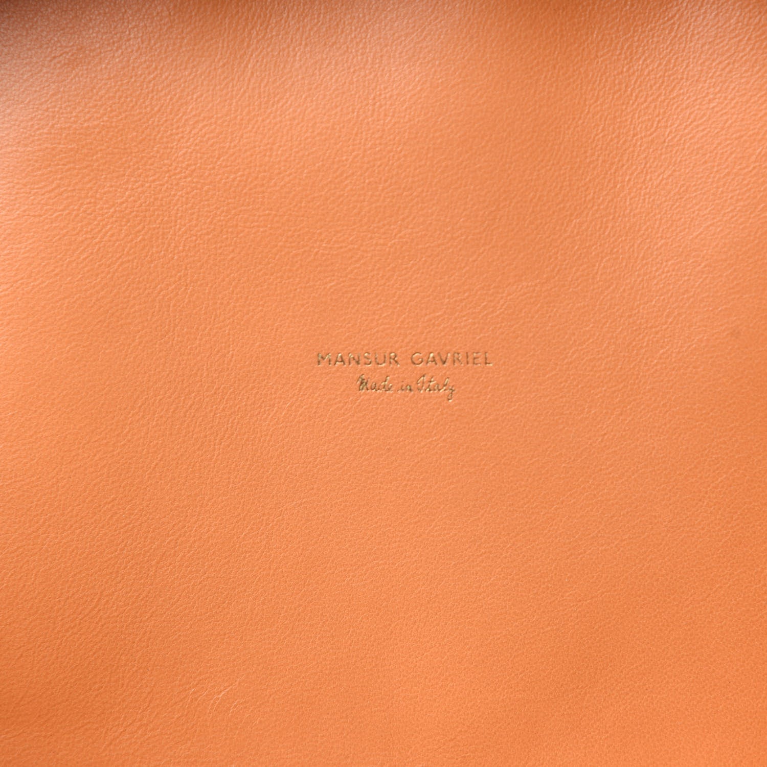 Mansur Gavriel Calfskin Train Case Crossbody Cammello 11 of 13