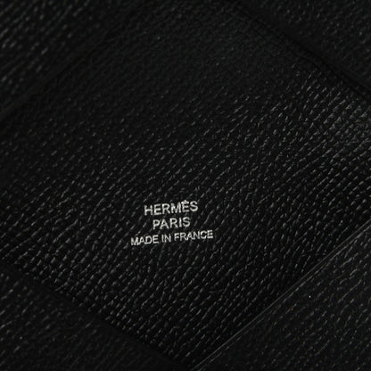 Hermes Epsom Calvi Card Case Black 6 of 6
