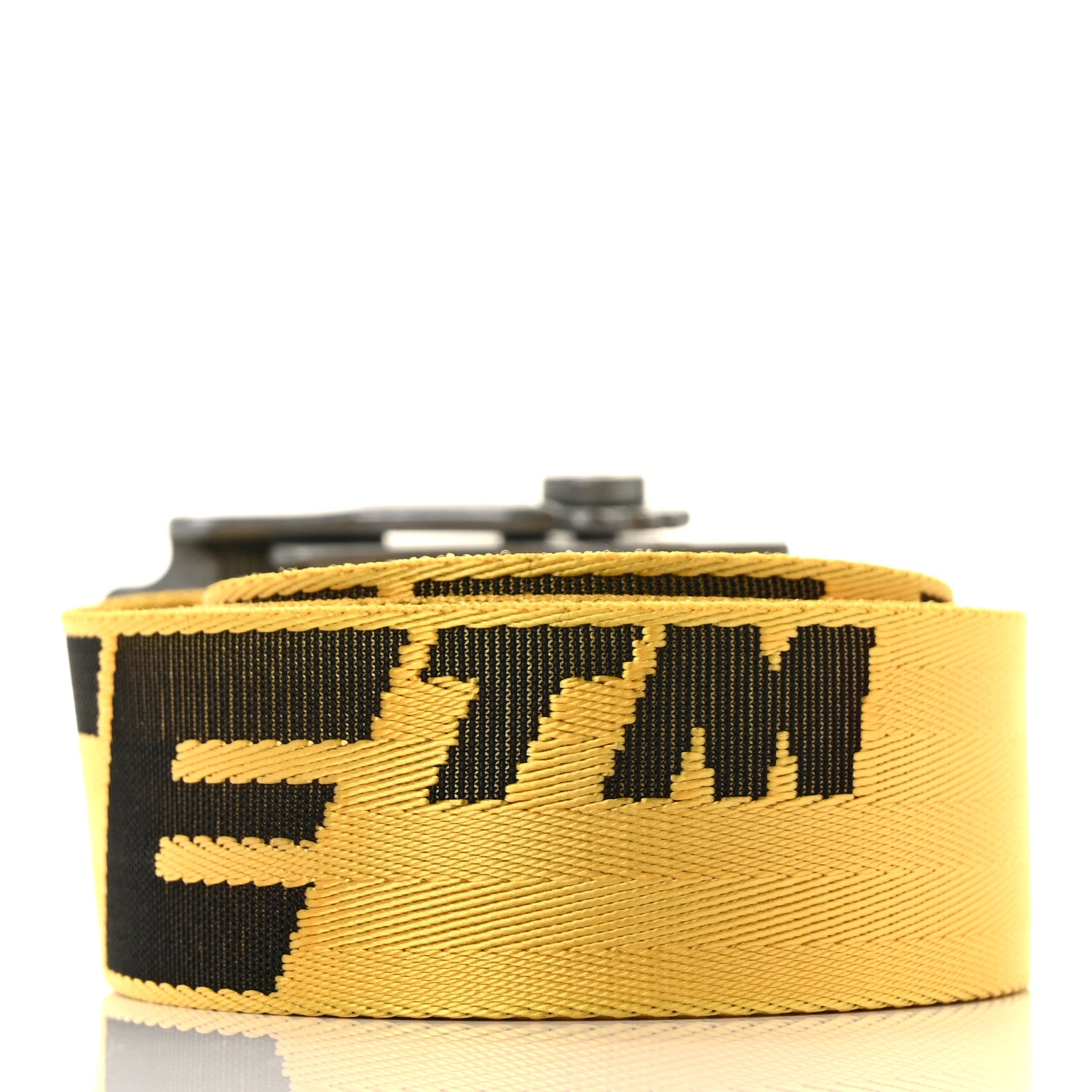 Off-White Industrial Belt Yellow 2 of 5
