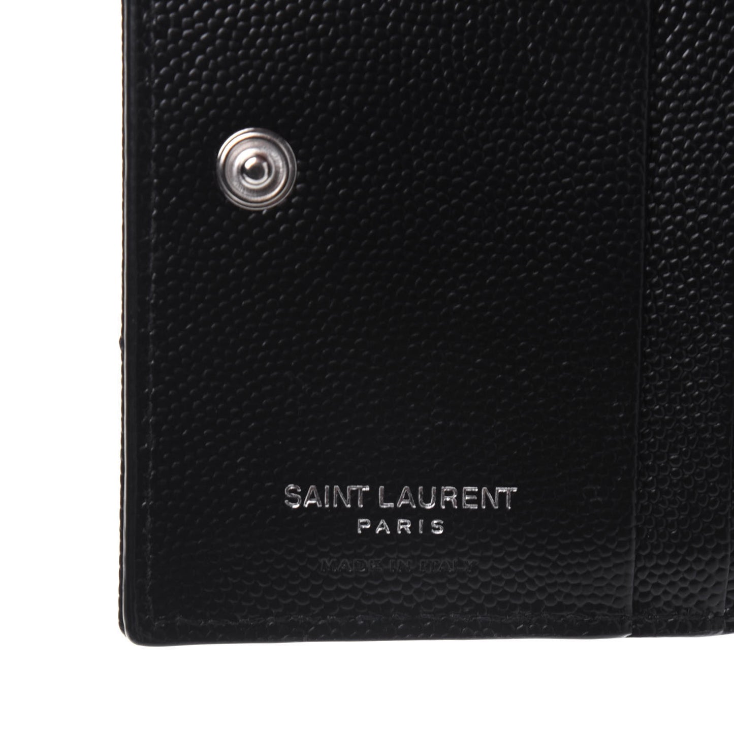 Grain De Poudre Matelasse Chevron Monogram Zipped Card Case Black