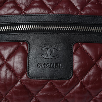 Chanel Lambskin Coco Cocoon Bowler Burgundy 8 of 16