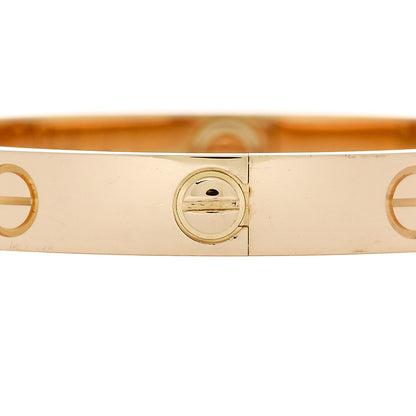 Cartier 18K Yellow Gold LOVE Bracelet 15 4 of 9