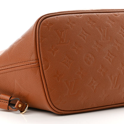 Louis Vuitton Empreinte Monogram Giant Neverfull MM Cognac 9 of 10