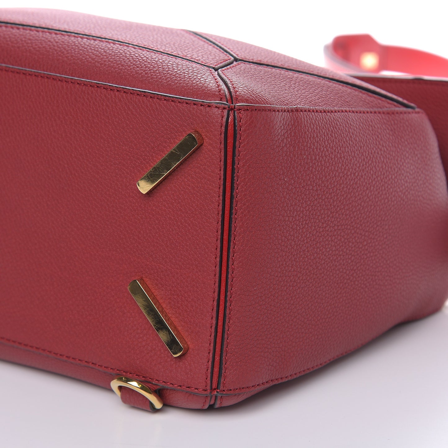 Calfskin Medium Puzzle Bag Rouge